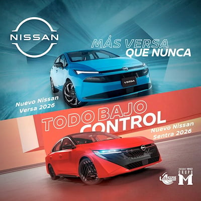 NUEVO VERSA Y SENTRA 2026